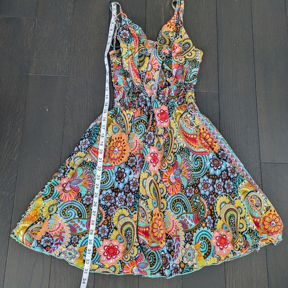 NWT ✨ Boho Front Knot Dress 👗 Adjustable Front knot - Picture 4 of 6